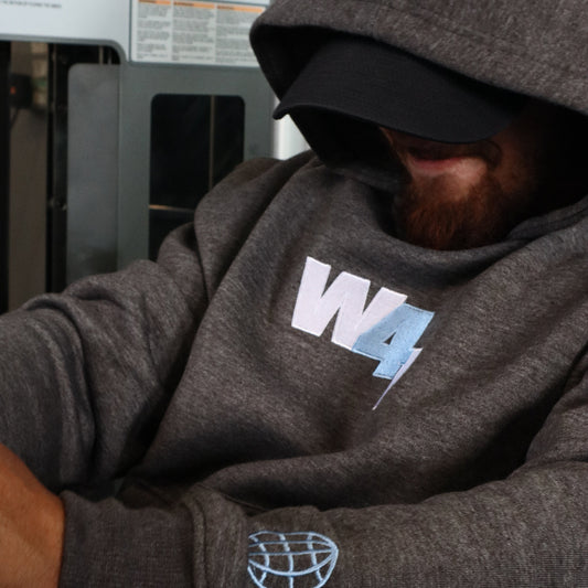 Globe Hoodie Charcoal Grey